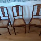 Chaises en cannage