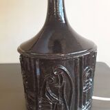 Lampe danoise en grés émaillé, vers 1960