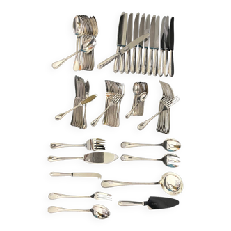 Housewife christofle 81 pieces model pearl silver metal