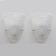 Barovier Style Mid-Century Modern Italian Murano Glass Shell Sconces, 60s, Pair.