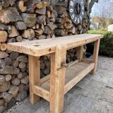 Renovated carpenter's workbench