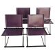 Set of 4 Ballerina chairs by Herbert Ohl for Matteo Grassi, 1990s.