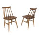 Set of 2 Scandinavian "Fanett" chairs by Ilmari Tapiovaara, Sweden, 1960