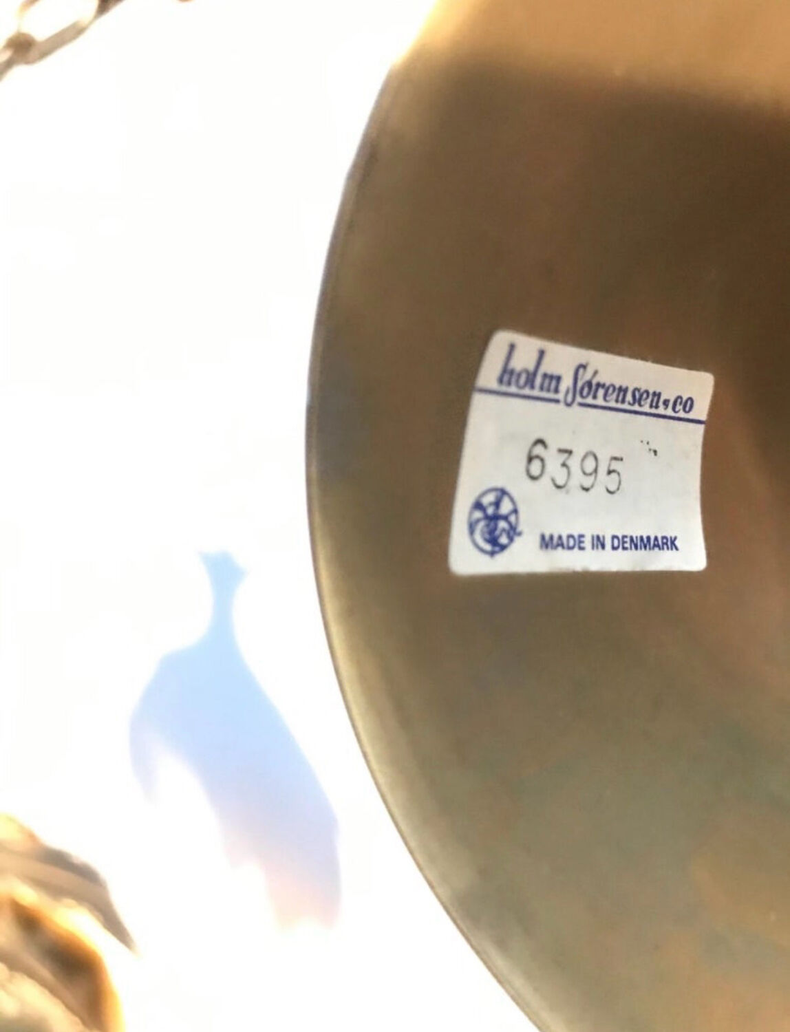 Vintage Svend Aage Holm Sørensen “Onion” Chandelier Pendant Lamp