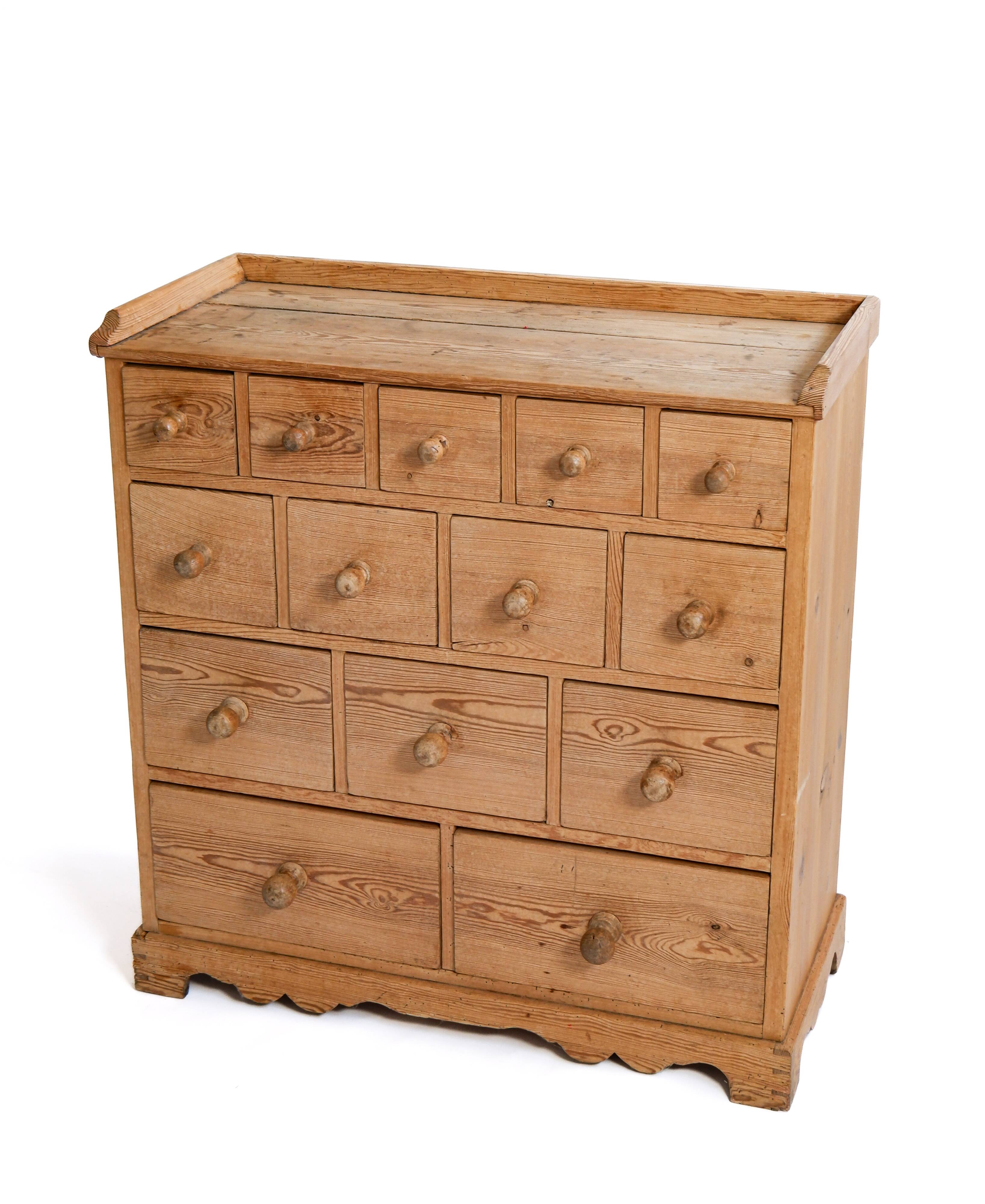 Swedish pine chest of drawers circa 1950