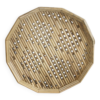 Vintage bamboo tray