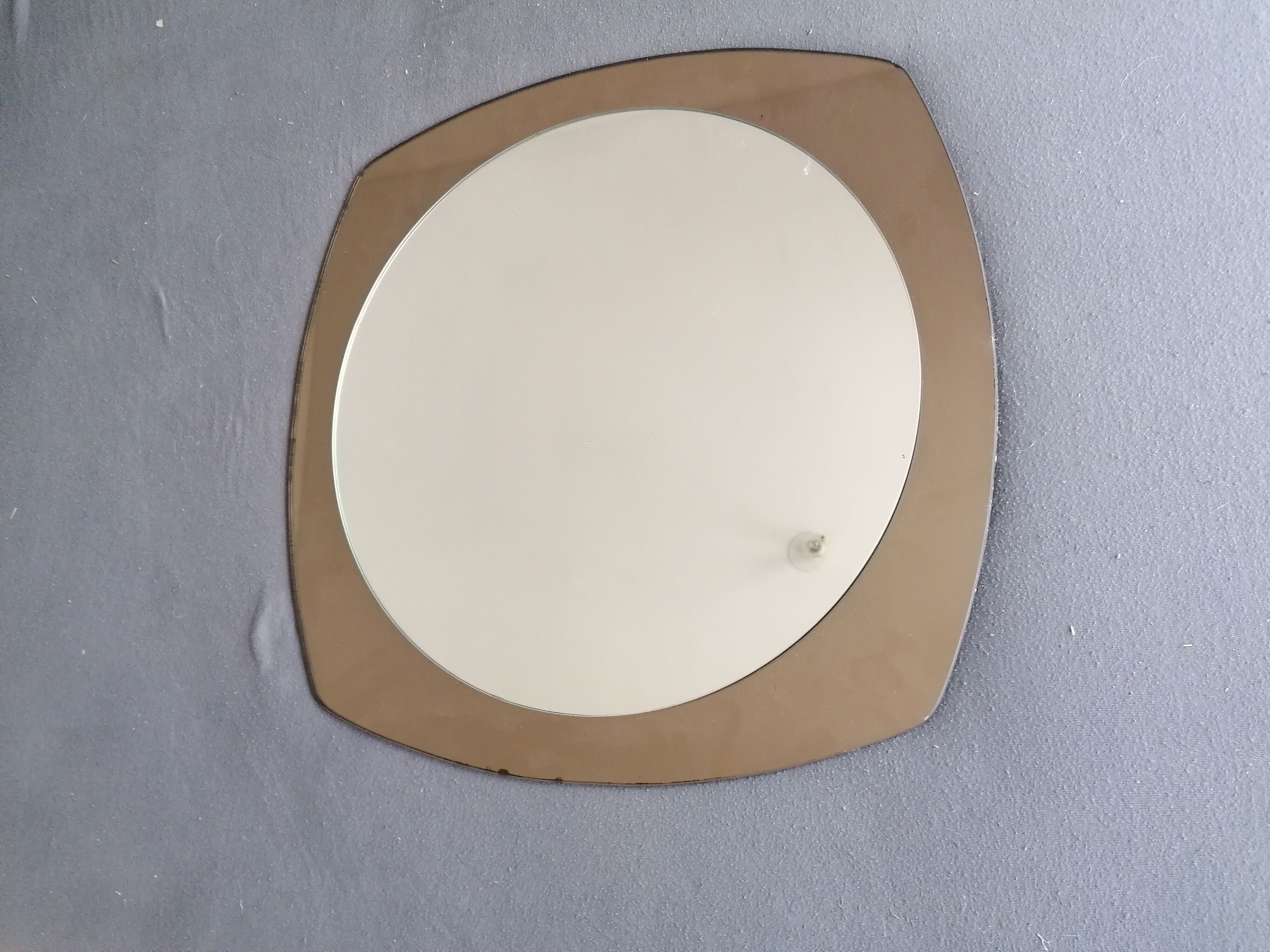 Double mirror Fontana arte Italy vintage