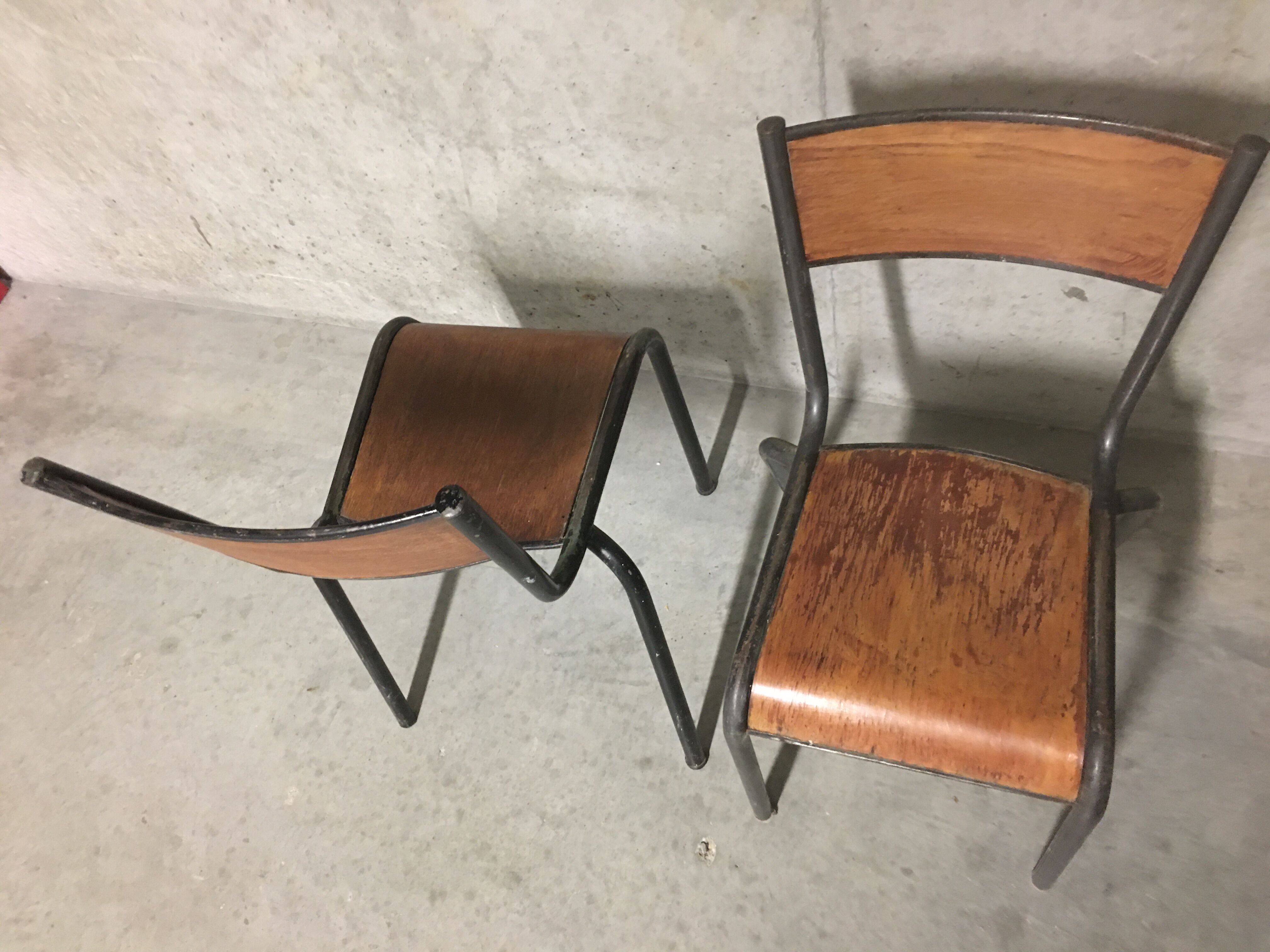Pair of Mullca 510 chairs