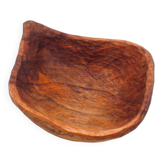 Coupe africaine en bois sculpté