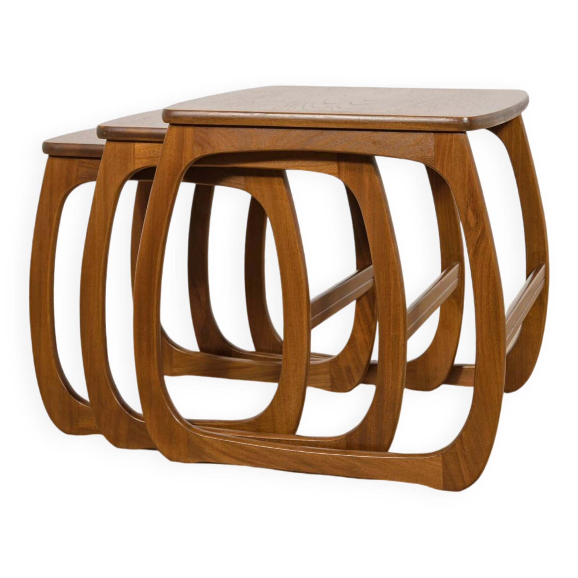 Mid-Century Teak Nesting Tables by Parker Knoll, 1960s, UK, Set of 3