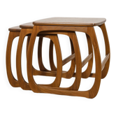 Tables gigognes en teck du milieu du siècle de Parker Knoll, années 1960, Royaume-Uni, lot de 3