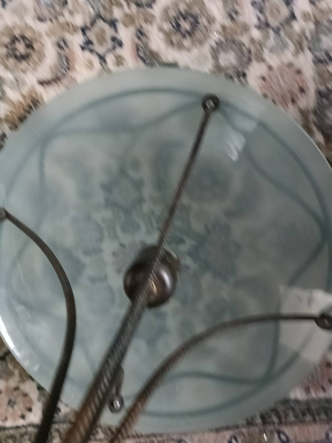 Frosted glass pendant light Maison Delmas