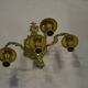 Louis XV style bronze sconces with cariatids