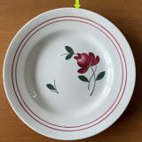 7 antique dessert plates in Gien earthenware