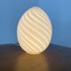 Old Lamp egg glass of MURANO italy vintage 1970 egg vintage