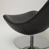 Egg / Tirup leather chair by Carl Öjerstam for Ikea vintage 2007