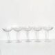 Set of 5 crystal champagne glasses from Saint-Louis | Gavarni model