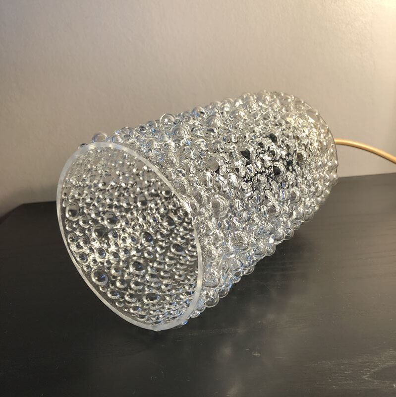 Vintage glass hanging lamp