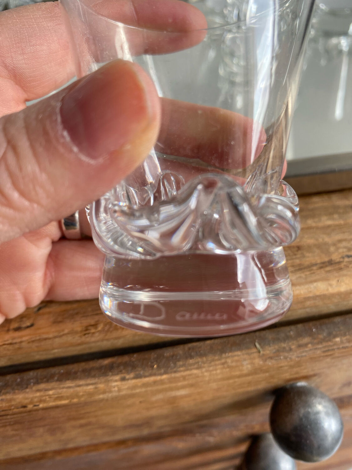 Daum liqueur glasses