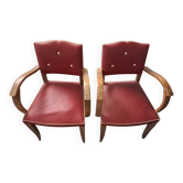 Bridge armchairs