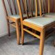 Series of 4 vintage chairs from the 60s-70s