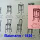 Bistro stool No. 94 by Baumann 1930, not Thonet.