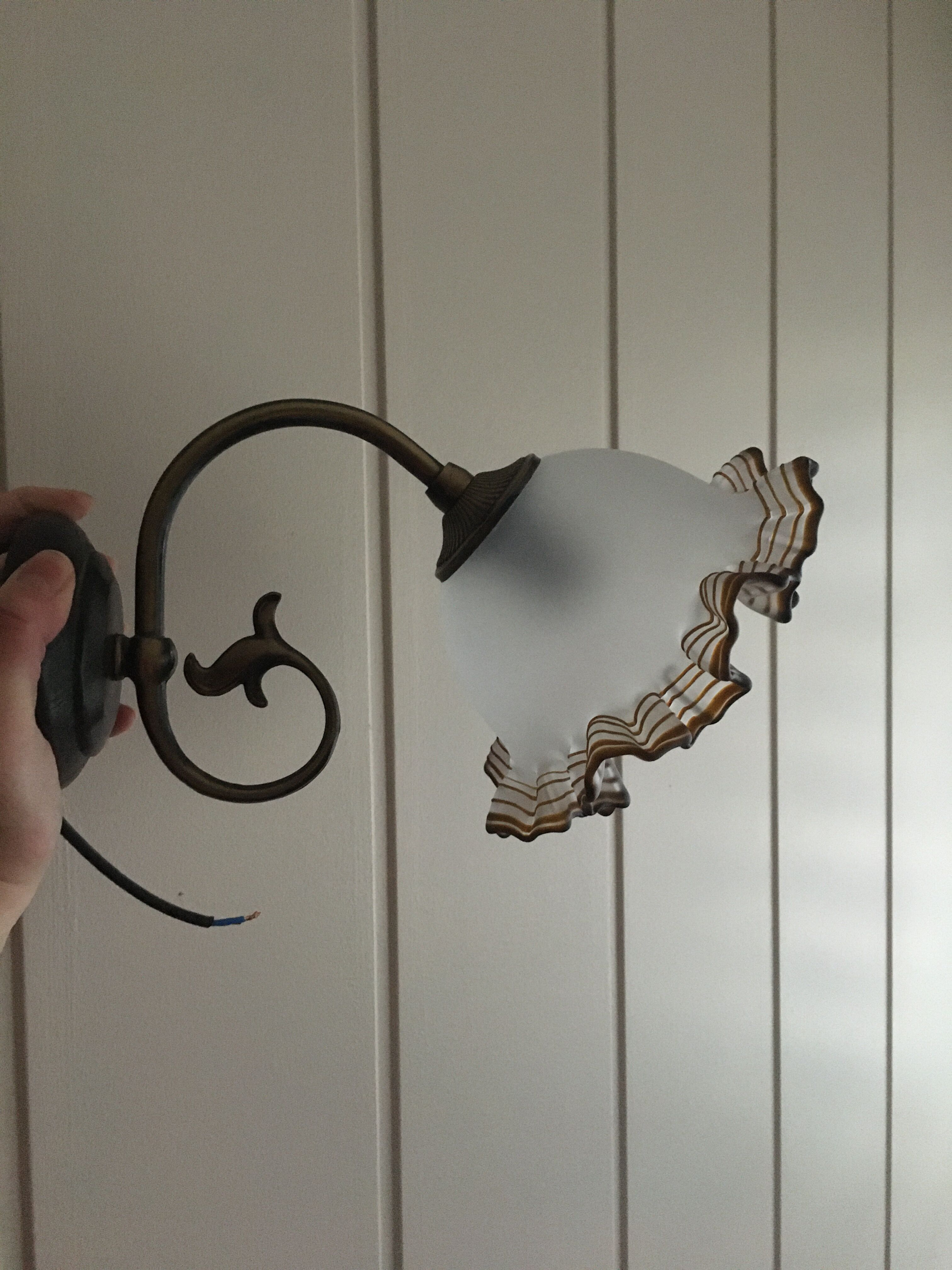 Vintage wall lamp set