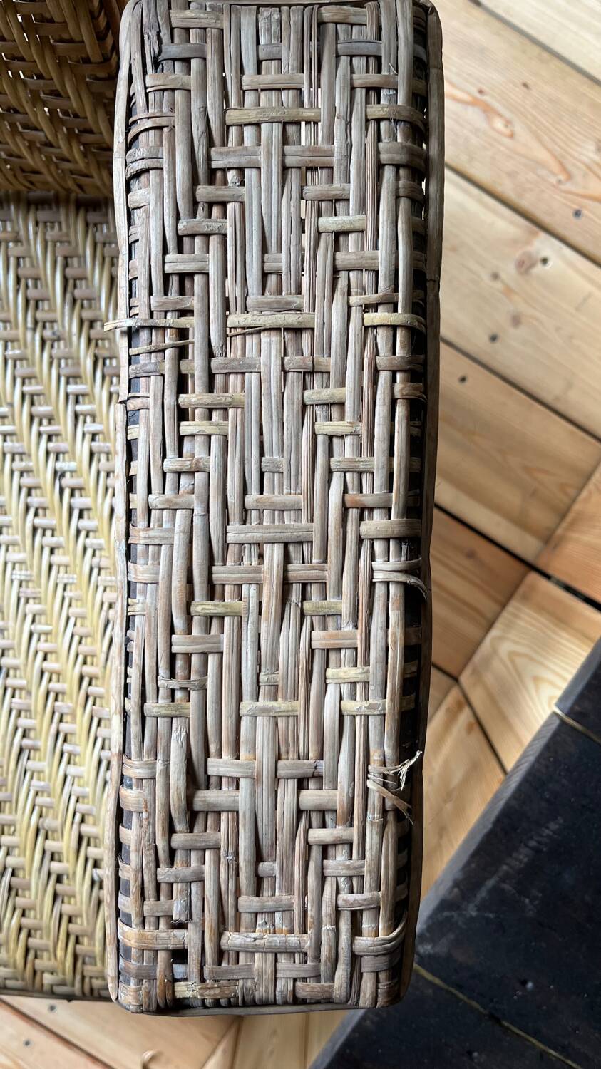 Rattan lounge chair 1920s