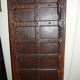 Antique Indian door, carved and decorated