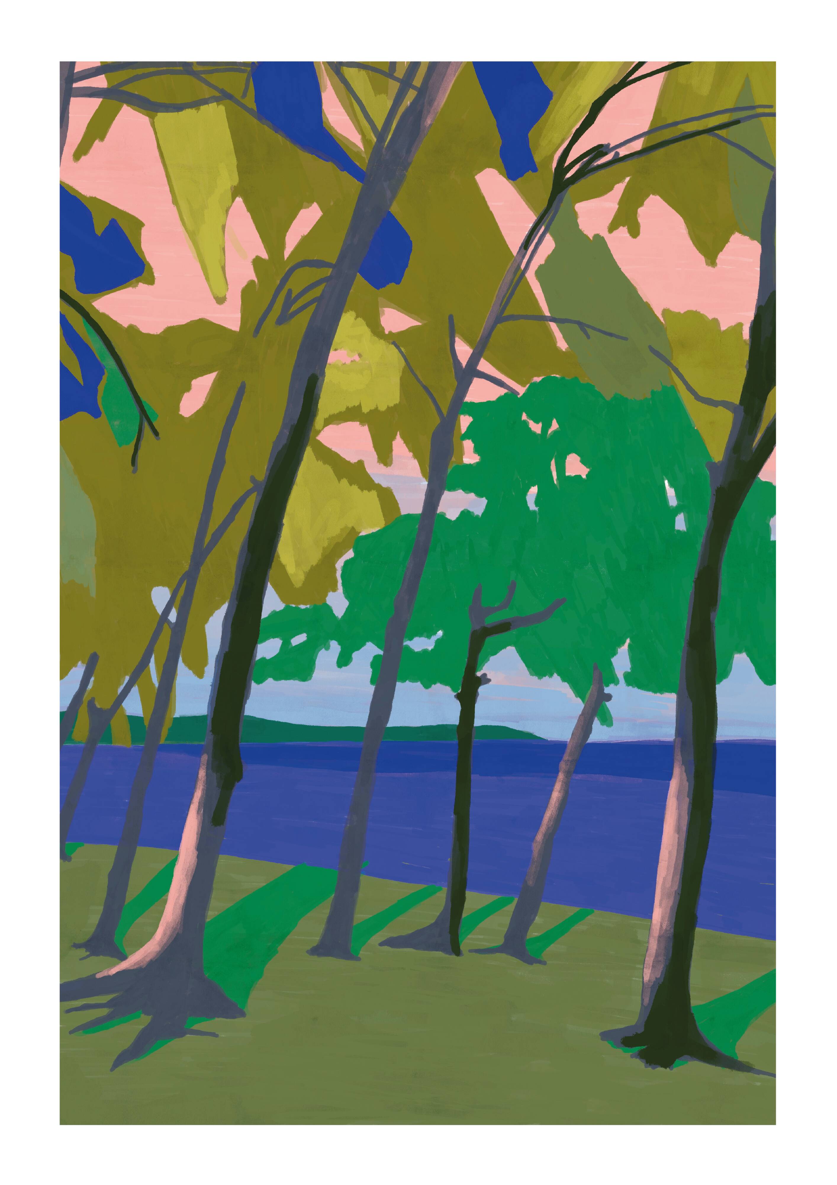 Mont Choisy - limited edition art print (a3)