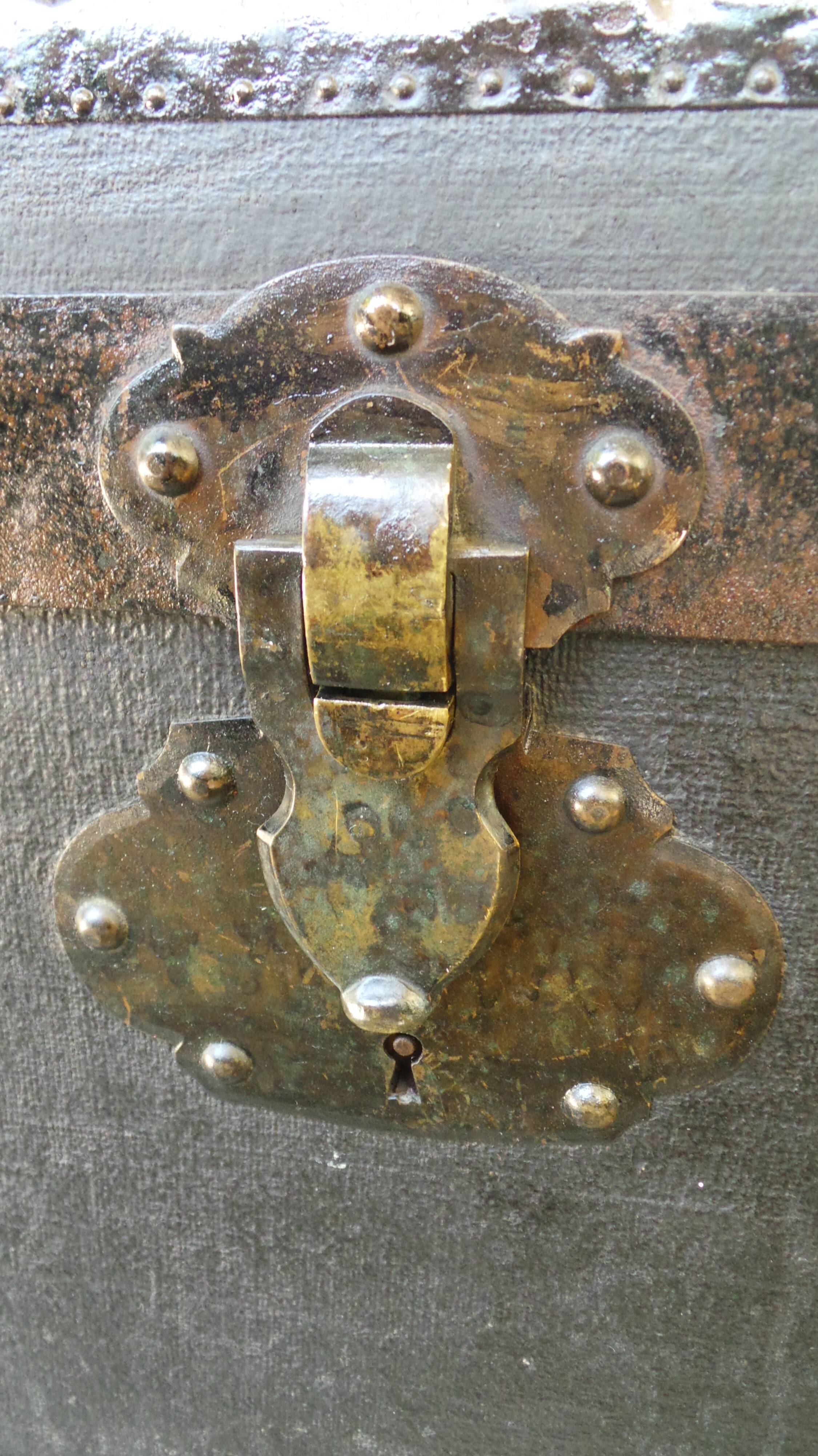 Safe travel vintage trunk