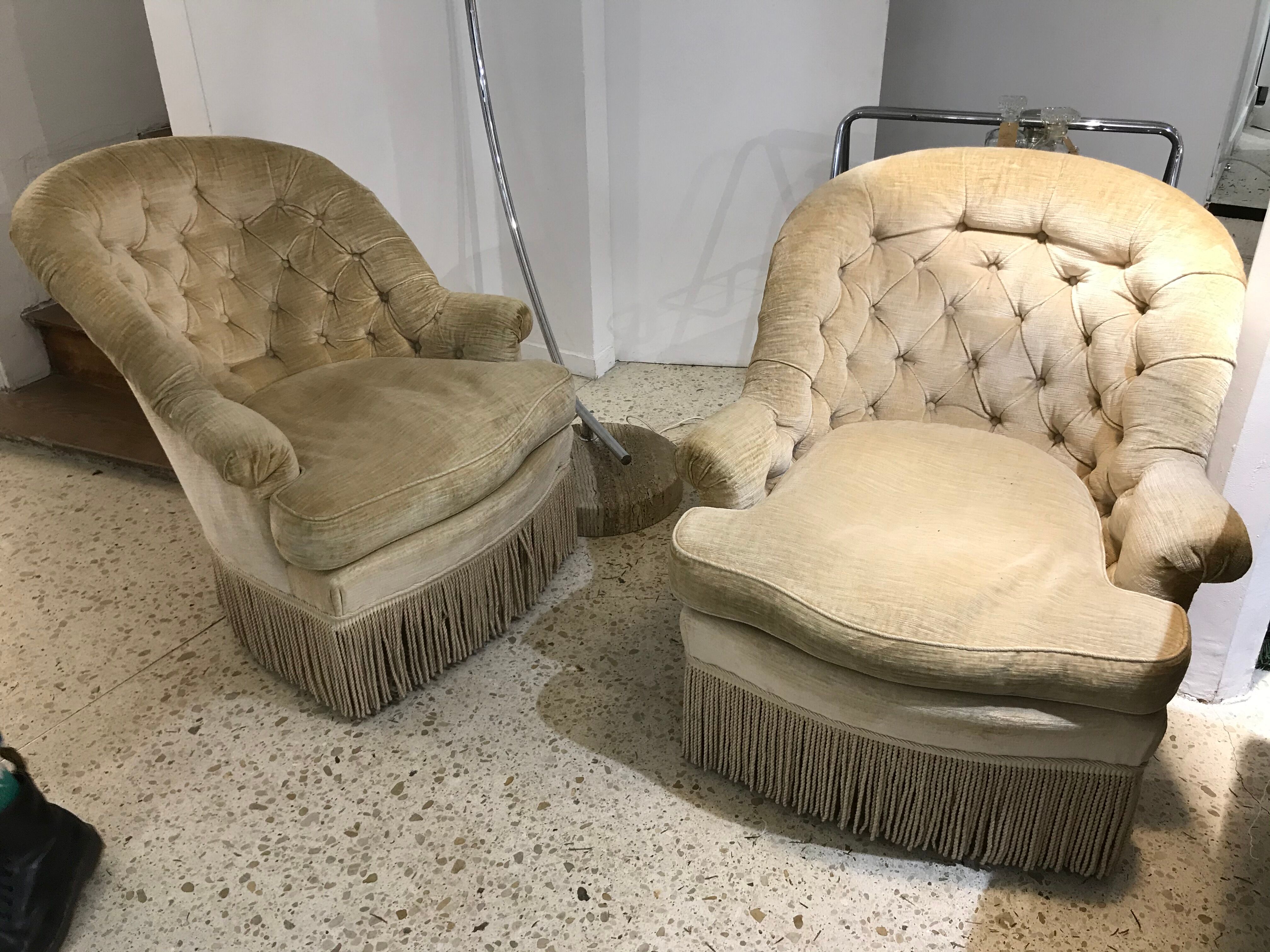 Pair of toad chairs