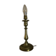 Lamp foot candle holder shape in solid brass 26.5 cm