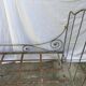 Wrought iron folding bed