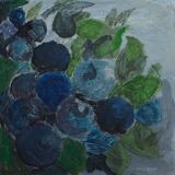 Swedish Oil on Canvas – “Blue Berries” by Martin Kallerup