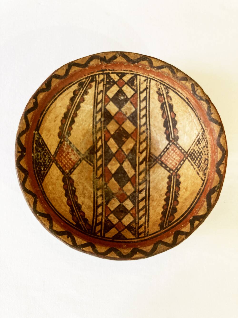 Old Berber terracotta dish