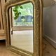 Antique gilded carved mirror - antique glass - vintage - Louis XVI