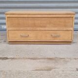 Raw oak chest