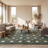 Traditional handwoven Berber rug size 200x300 cm