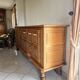 XXL buffet in carved oak