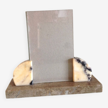 Art deco style marble photo frame