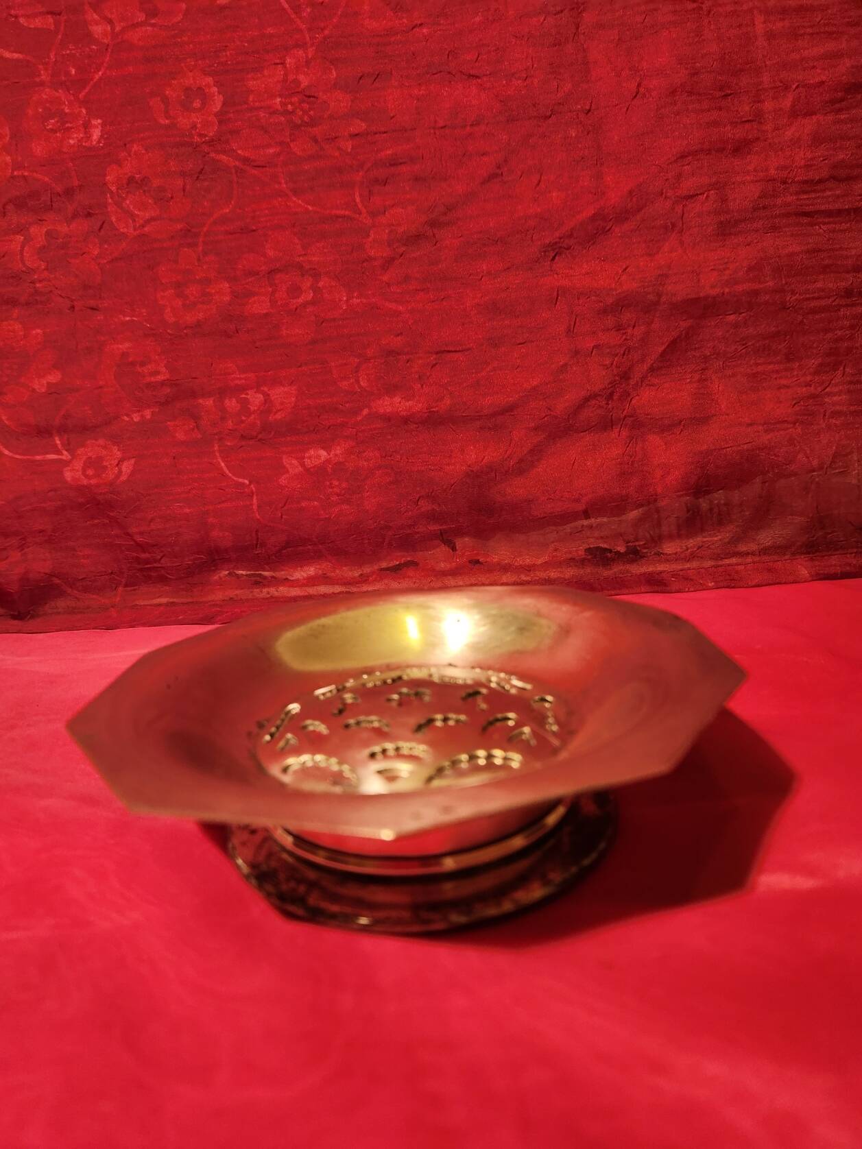 Coquillor butter dish, registered Made in France, hallmarked
