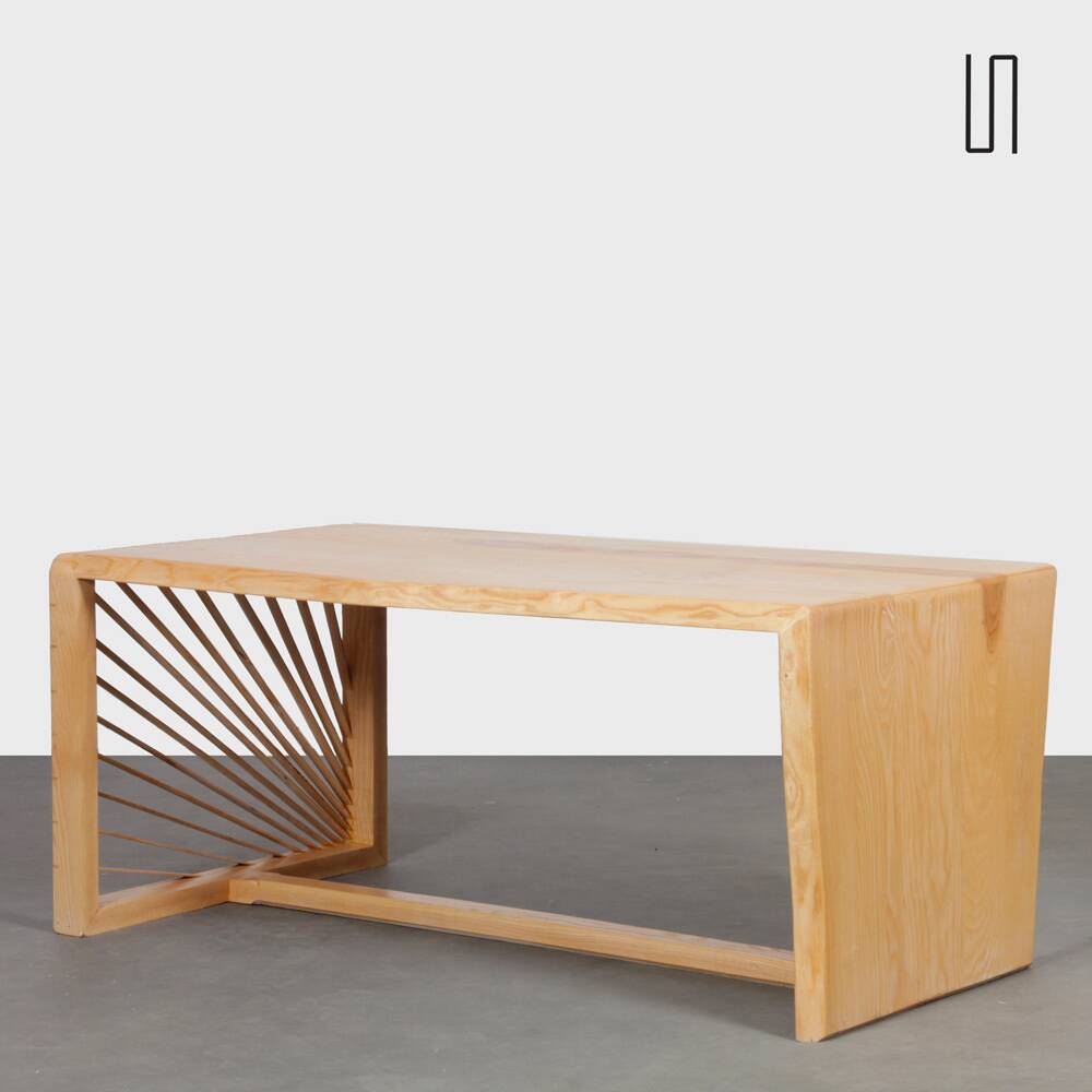 Wooden coffee table from the 2000s