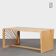 Table basse en bois des années 2000