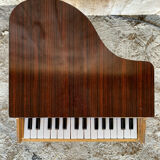 Piano a child's old wood + formica compass legs 1960s vintage