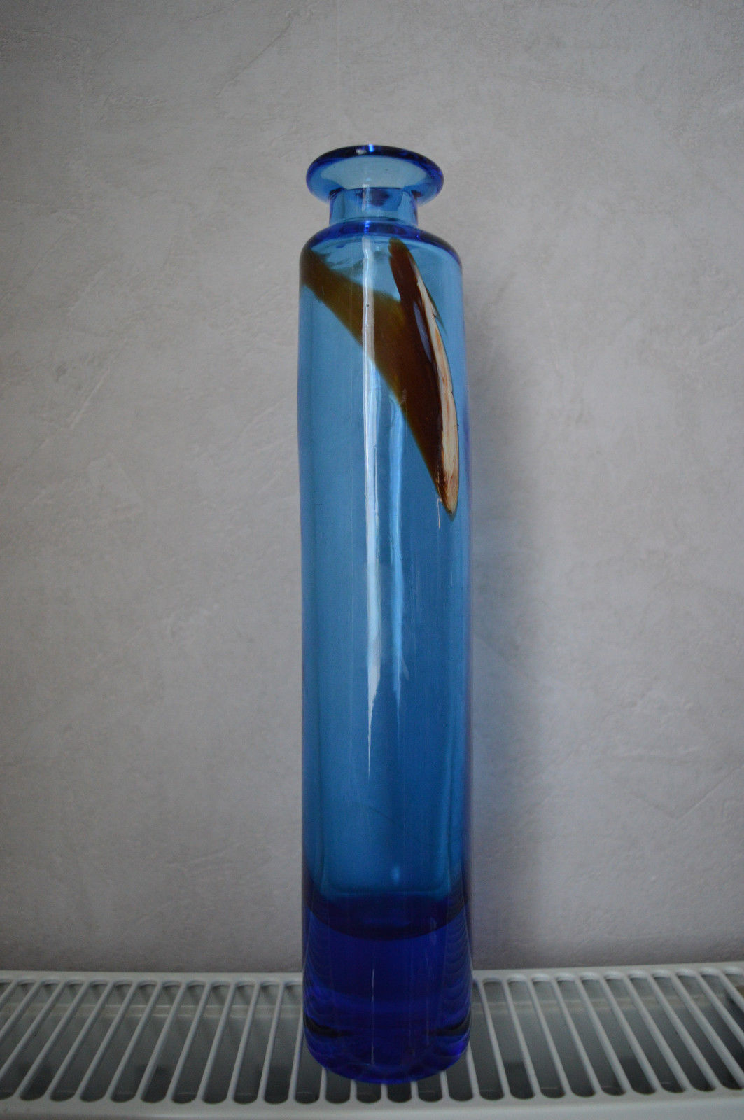 Vase signed bottle Moor old time 1970