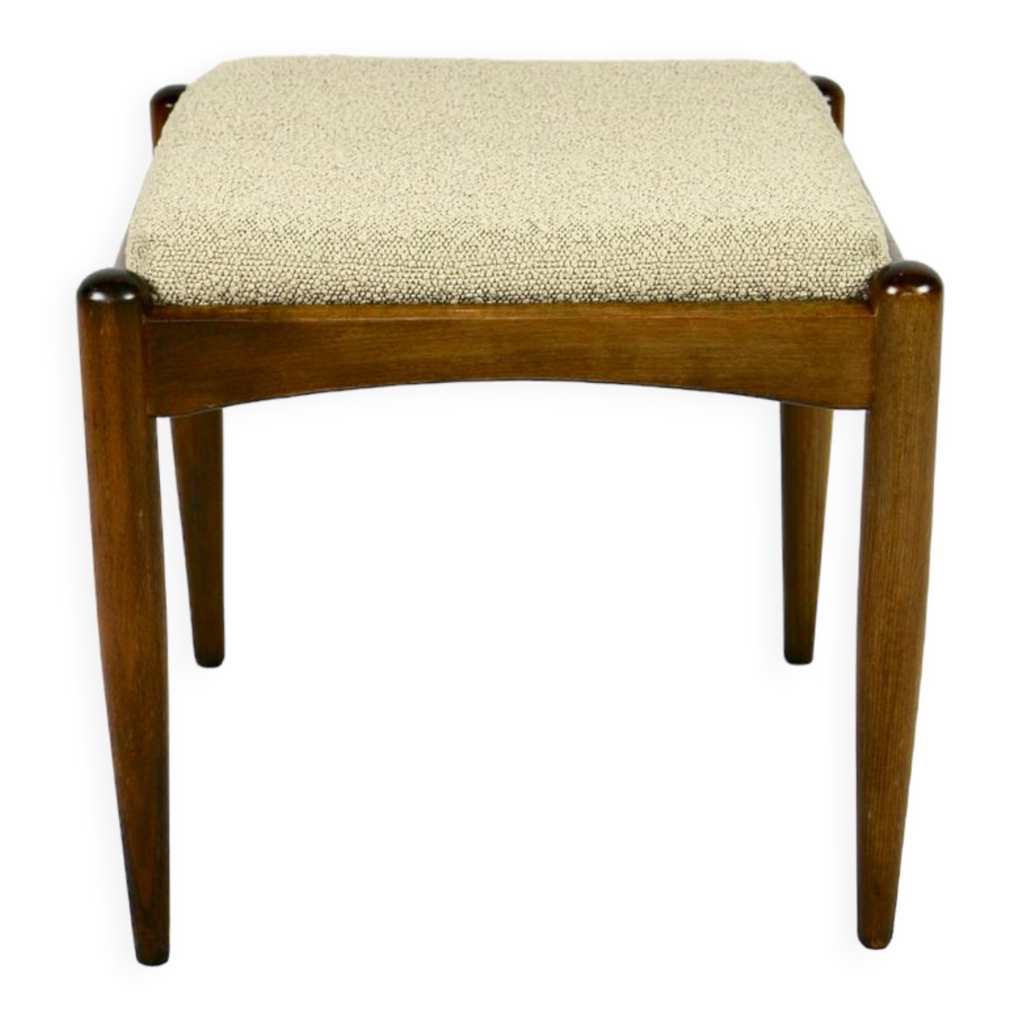 Vintage beige stool by Homa, 1970s