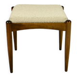 Vintage beige stool by Homa, 1970s