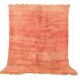 Vintage Handmade Moroccan Rug 196 x 280 cm - Peach Moroccan Rug - Berber