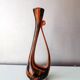 Vintage glass vase 70s